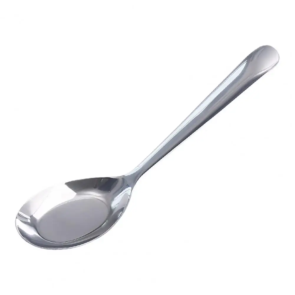 Large Soup Spoons Portable Stainless Steel Long Handle Soup Spoon Kitchen Thicken