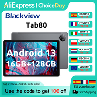 Blackview Tab 80 Android 13 Tablet 8GB+128GB 10.1-inch HD Display T606 Octa Core 7680mAh 2.4G/5G WiFi 13MP Rear Camera 4G tablet
