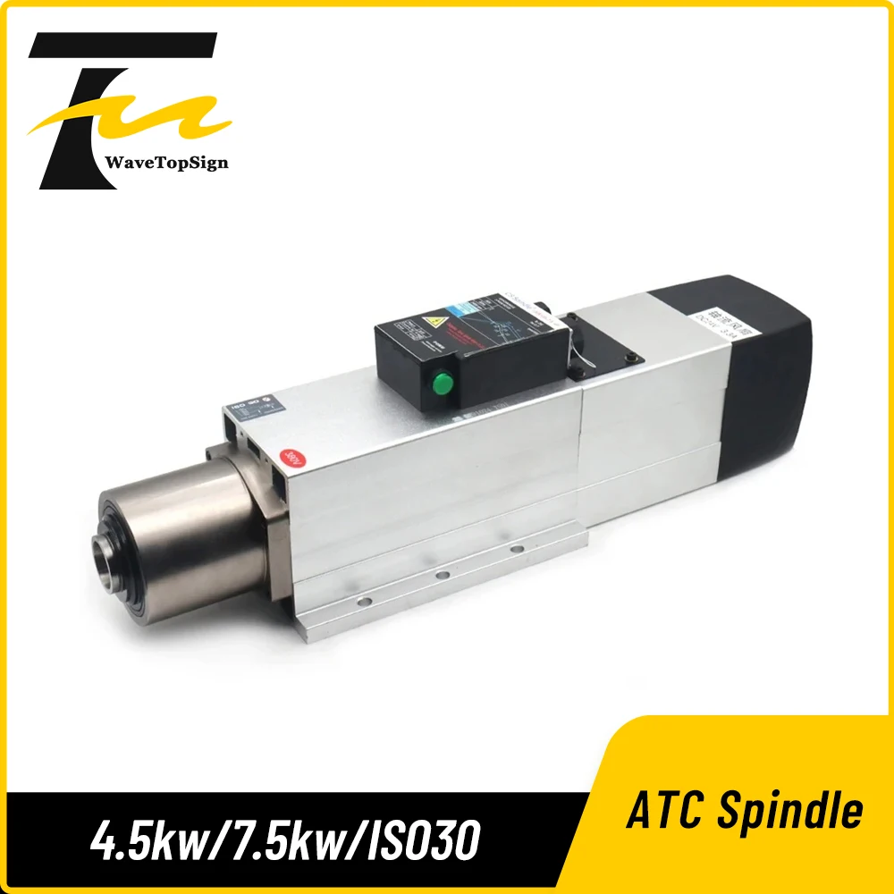 CNC ATC Spindle Motor 4.5kw 7.5kw Automatic Tool Change spindle Air Cooled Spindle 380V Spindle iso30 for CNC Wood Machine tools