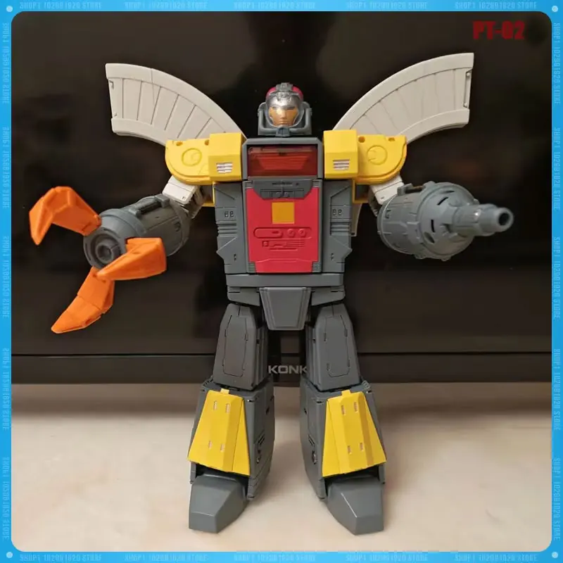 

Pangu Transforming Toy PT-02M PT02M God Scale Reduction Defense Fortress Подвижная фигурка Модель Статуя Подарок на день рождения В наличии 26 см