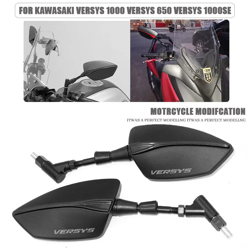 Espejo retrovisor para motocicleta, accesorio para KAWASAKI VERSYS 1000 Z250 VERSYS 650 VERSYS 1000 VERSYS 1000SE