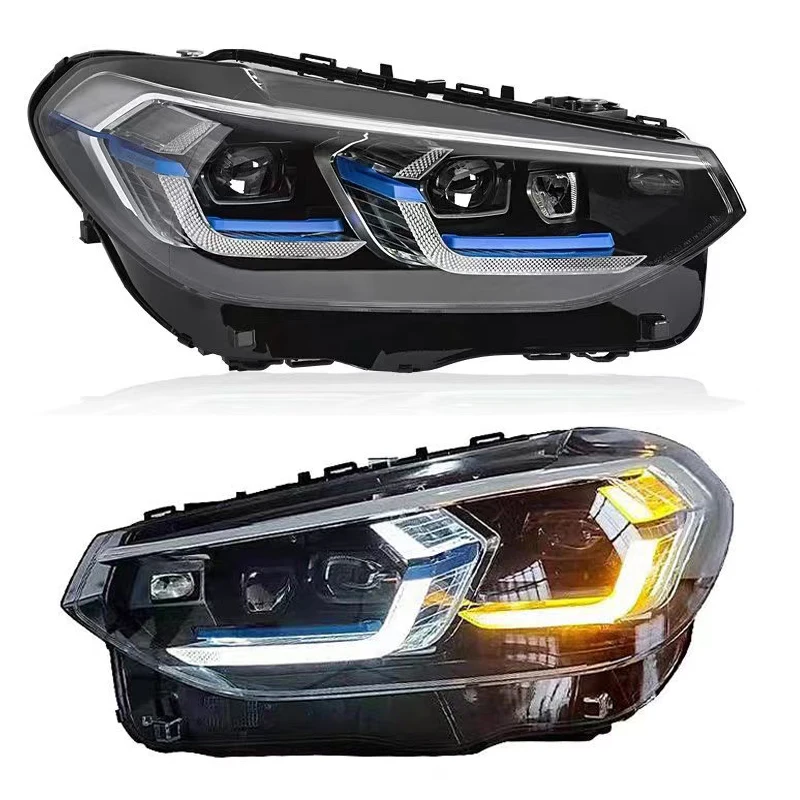 

Suitable for BMWX3 G01/G08 F97 LED Headlight Projection Lens 2018-2021 X4 G02 F98 Modified New Head LED Headlight Drl Auto Parts