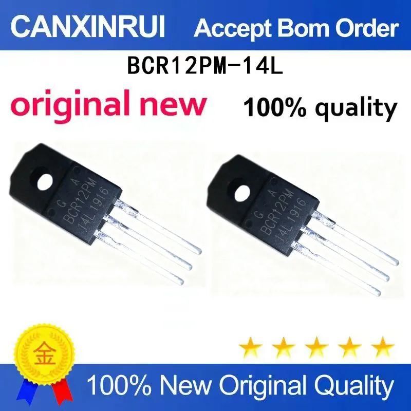 (5 Pieces) Brand new original BCR12PM BCR12PM-14L BCR16PM-12L TO-220F spot chip