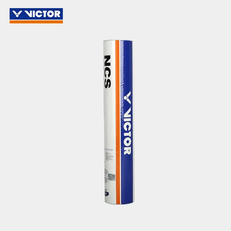 12 pcs/tube VICTOR badminton shuttlecocks NCS carbon sound artificial badminton flight stable and durable game ball