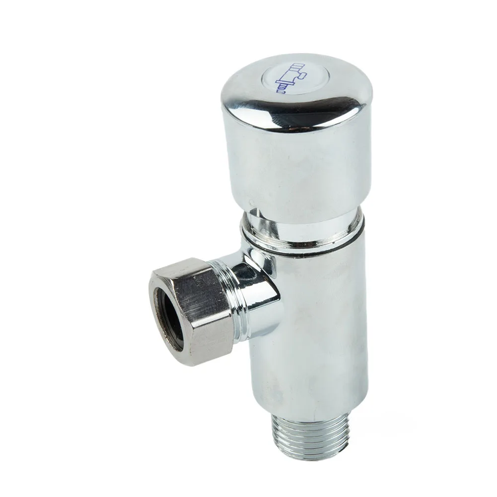 Urinal Pressure Flush Toilet Urinal Alloy Urinal Flush Valve DN15 Suitable For Families Offices And Hotels Silver