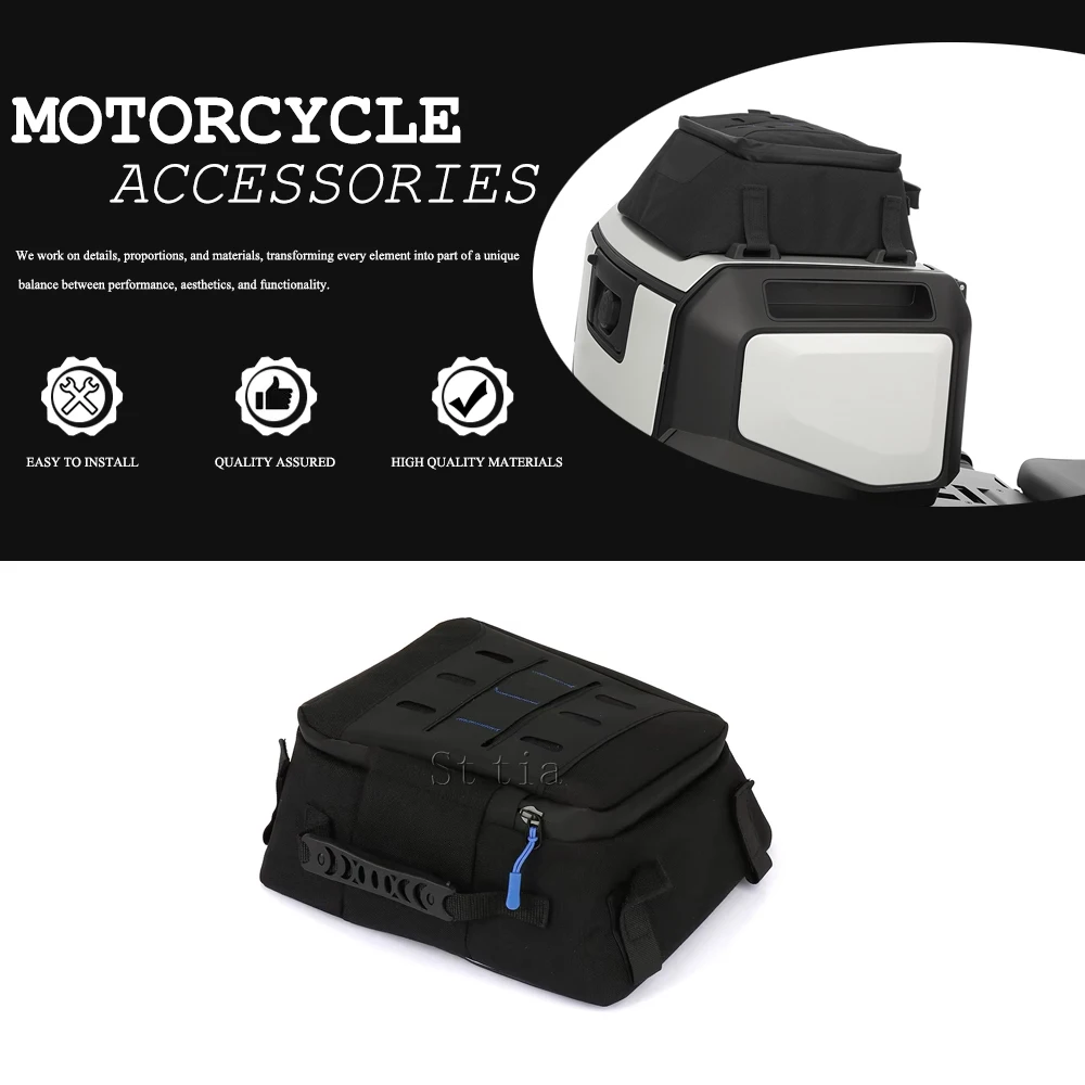 Motorcycle Bags Top Bag Storage Luggage Waterproof Back Pack Seat Carry For BMW GS1300 R 1300 GS R1300GS 2023 2024 2025