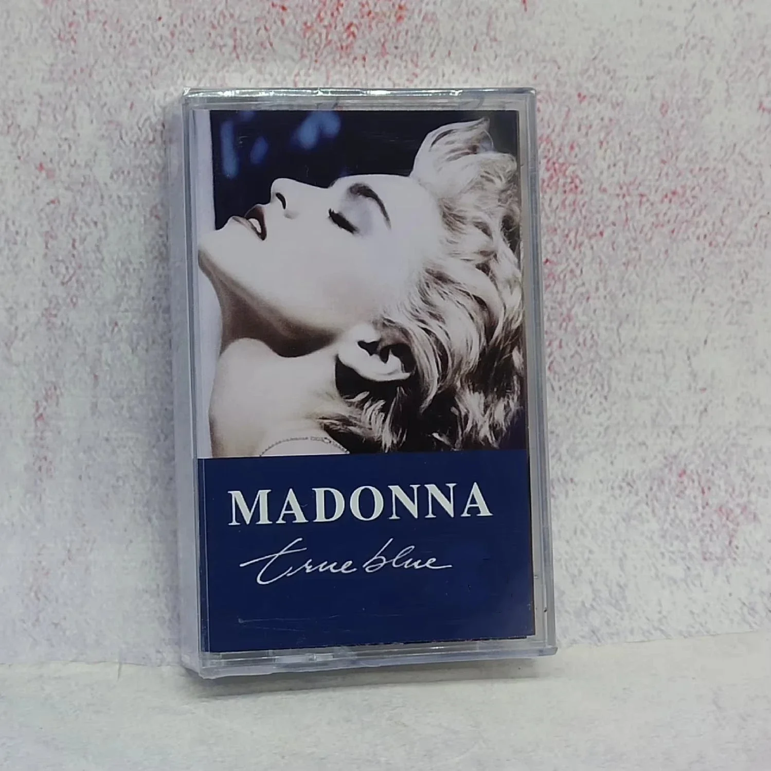 Cassette dell'album True Blue di Madonna Ciccone, classiche, per cosplay, walkman, registratore, soundtrack per auto, scatola per feste, collezione mu