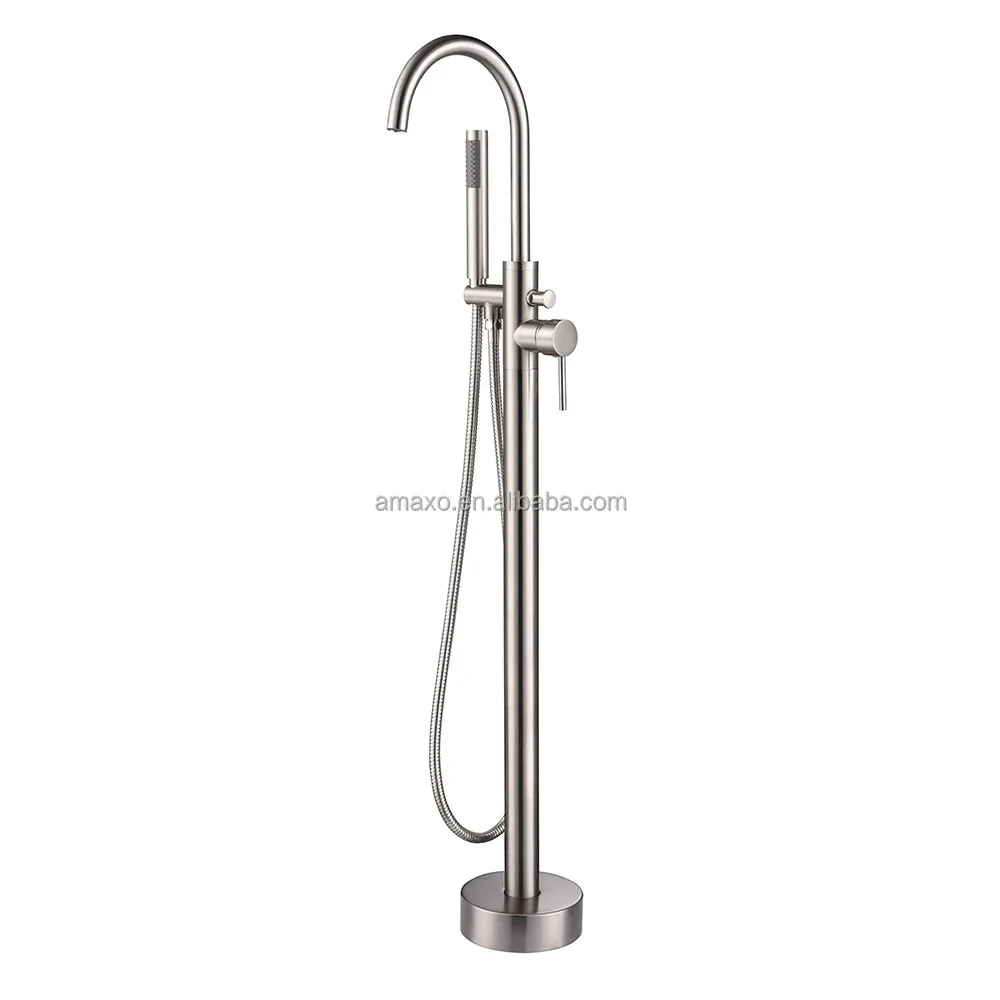 Aida Single Lever Floor Free Standing Bath Tub Bathroom Filler Faucet Tap