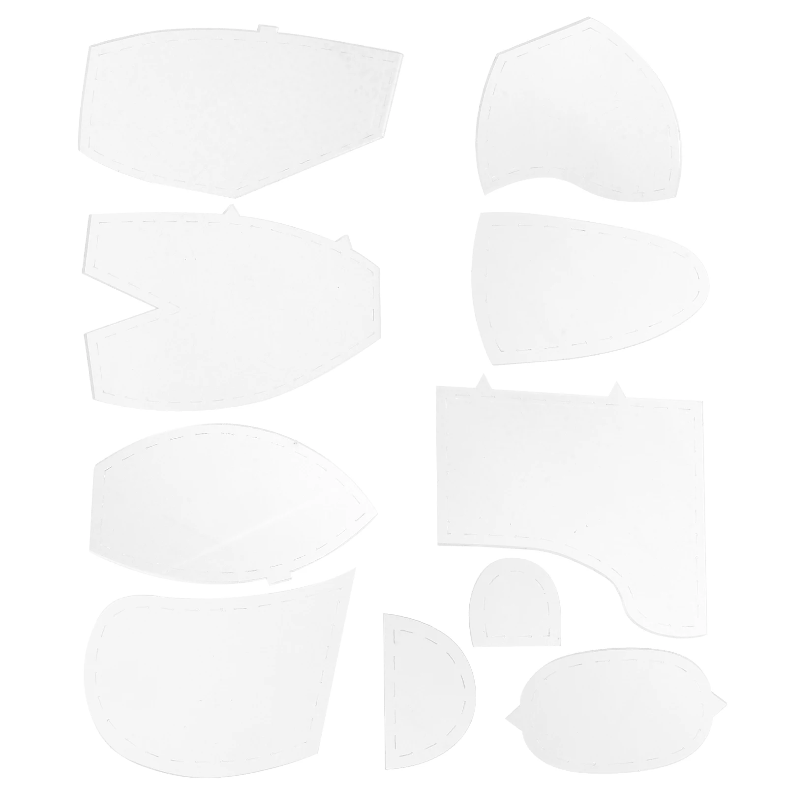 

10pcs Sewing Pattern Template Acrylic Quilting Ruler Craft Making Templates DIY Accessories Kids Educational Tools