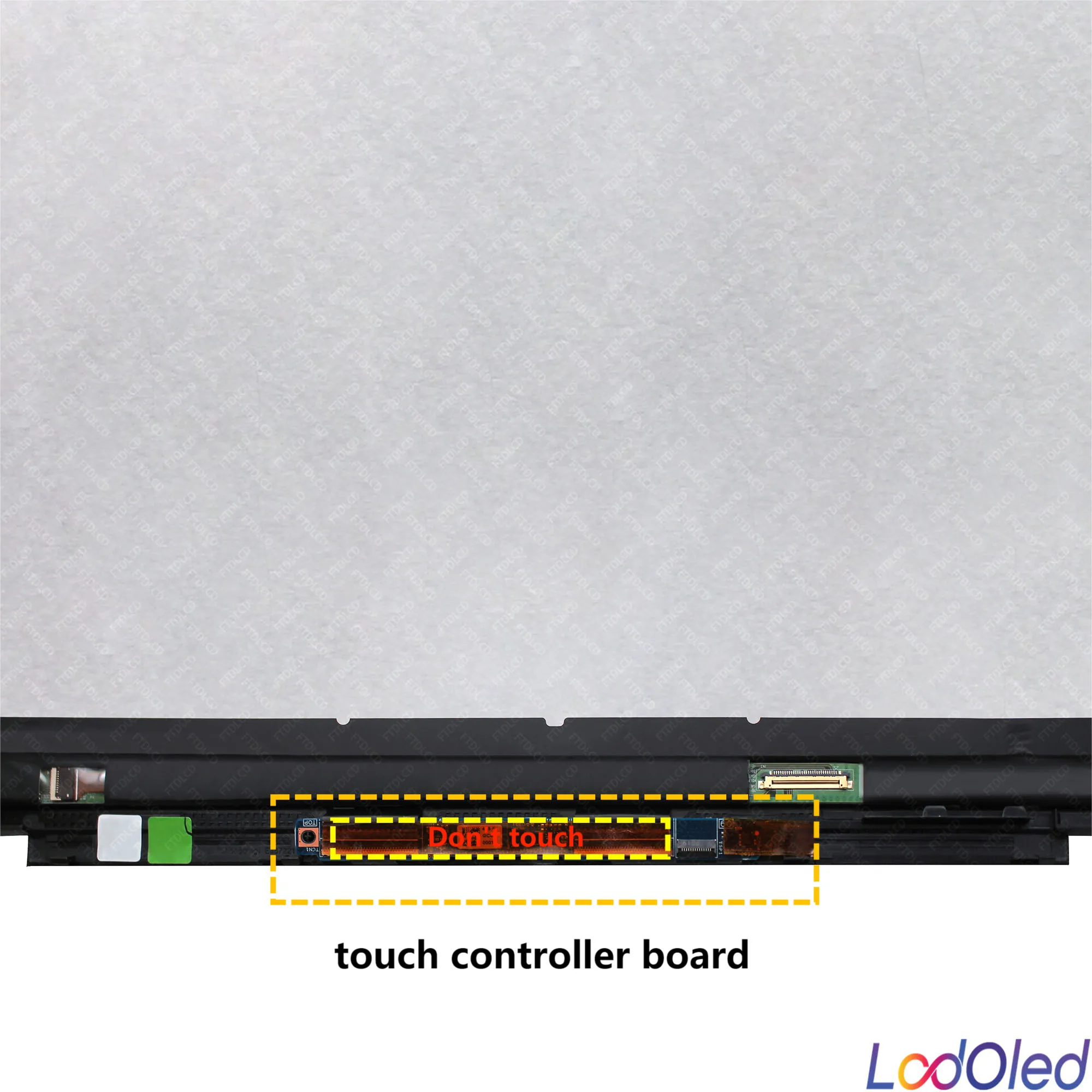 Imagem -03 - Painel de Exibição Lcd para hp Pavilion Tela Sensível ao Toque Montagem Digitalizador de Vidro X360 15-dq1000nb 15-dq1001nb 15-dq1003nb 15-dq1013nb Fhd