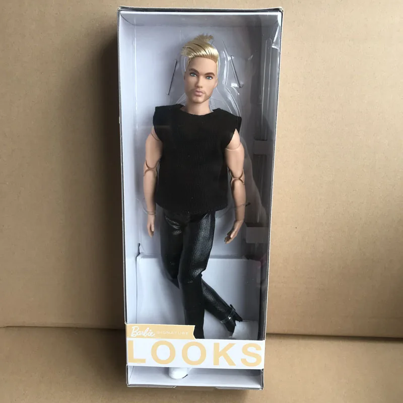 

Barbie Fashion Collection Doll Multi-Joint Movable Curly Hair Look Gift for Girls Collectible Toy