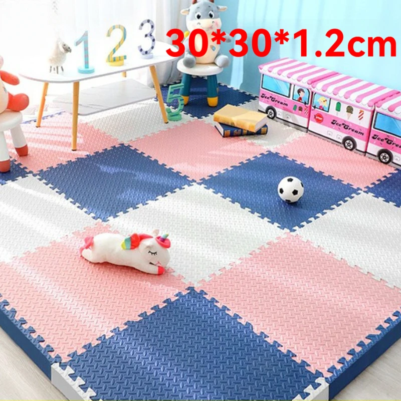 

30*30CM Baby Crawling Mat Interlocking Bedroom Game Playmat Thickened Foam Floor Mat Baby Play Mat Puzzle EVA Foam Anti Slip Rug