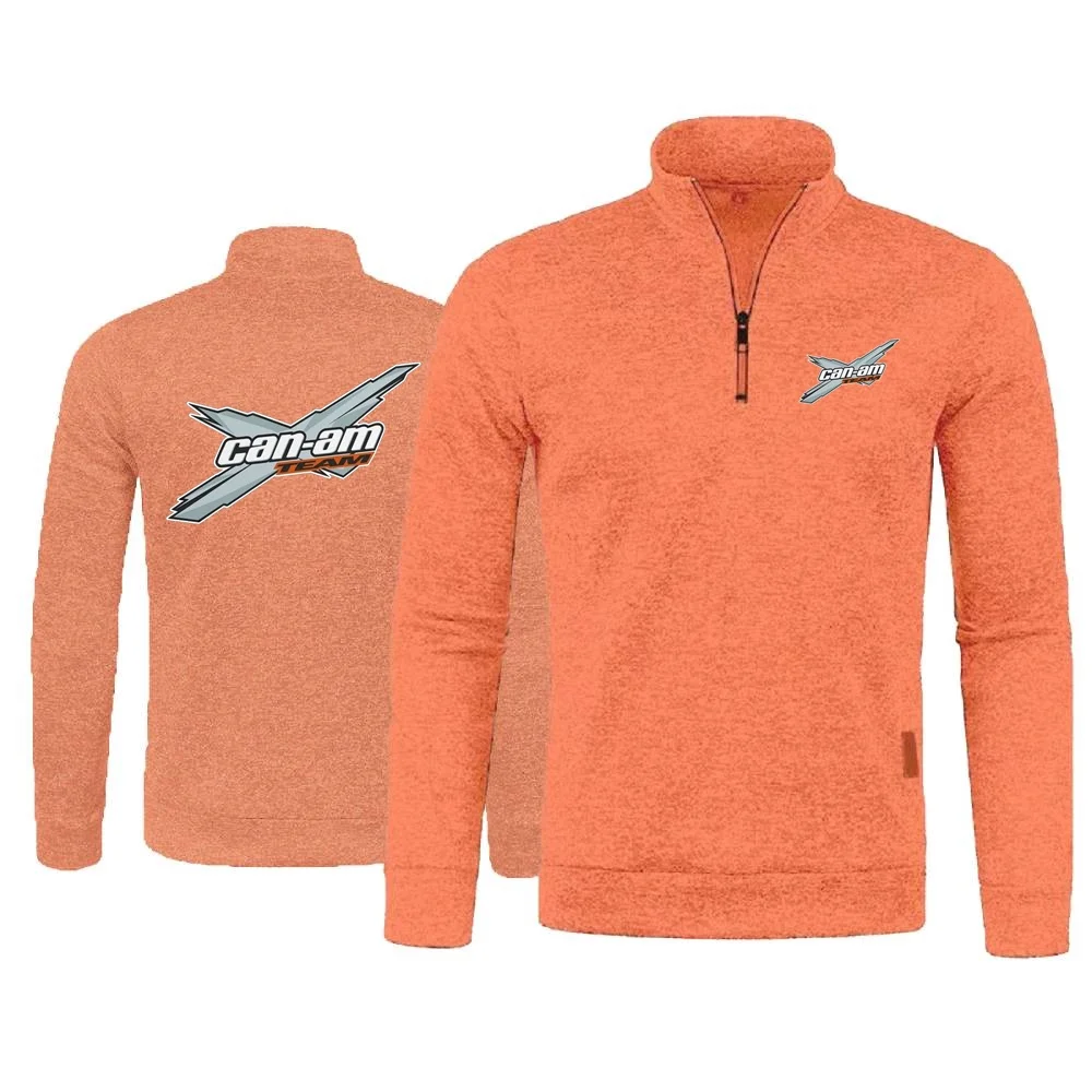 Men\'s Hoody Can Am Off Road Brp Atv Commander Utv Outlander Sweatshirts Men Pullover Sweater Fleece Pullover Soft Shell Jacket