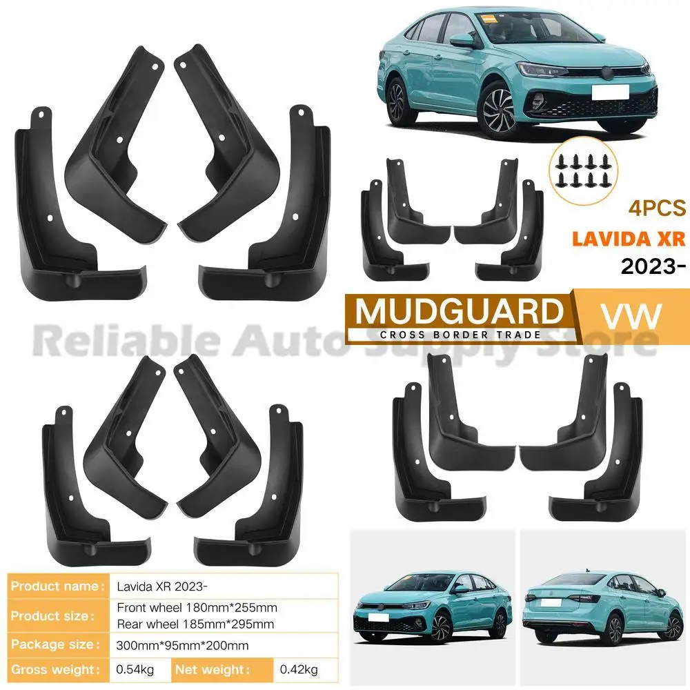 

For Volkswagen Lavida XR 2023-2025 Mudguards Fender Flares Car Accessories Premium Quality Durable Protection