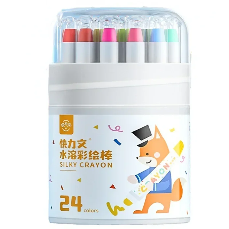 Imagem -06 - Pintura a Óleo de Crayon Vara Conjunto para Crianças Pincel Lavável Seguro Conjunto Colorido Mãos Não Sujas 12 24 36 48 Cores