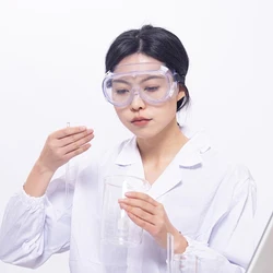 Anti-Fog Chemical Splash Eye Protection Impact Resistant Adjustable Safety Glasses Anti-UV Chemistry Protective Eyewear for Lab