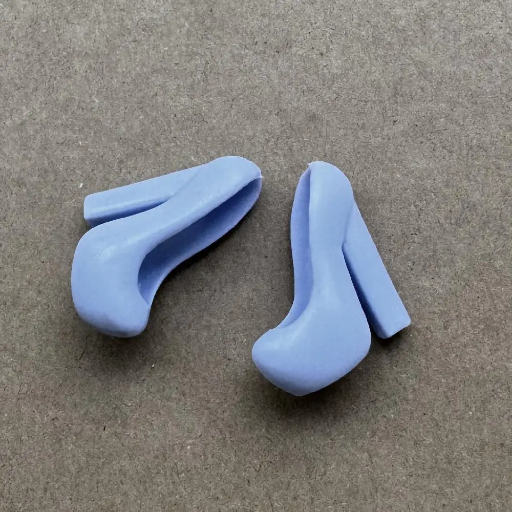 1/6 Puppenschuhe High Heels Stiefel 30cm Puppe DIY Zubehör – Detail 2