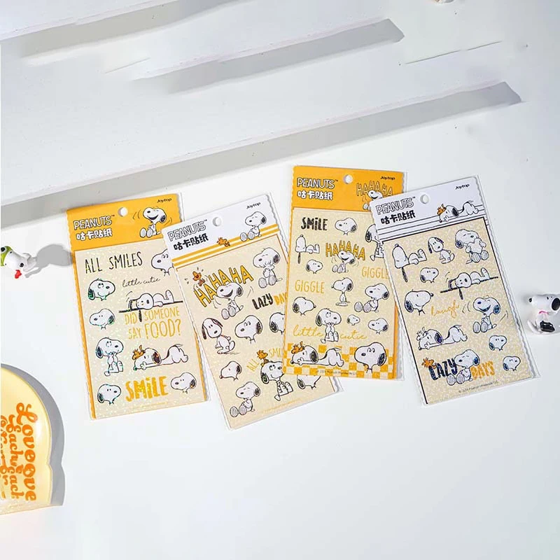 

24/48 шт., креативные наклейки «Снупи», милый альбом для скрапбукинга, сделай сам, дневник, декоративная уплотнительная наклейка, этикетка для альбома