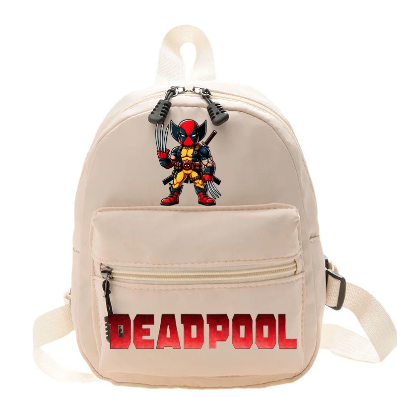 Tas ransel wanita Superhero Deadpool, tas punggung wanita, tas sekolah kapasitas besar, populer, sederhana, Multifungsi, kartun, ransel keren 2024