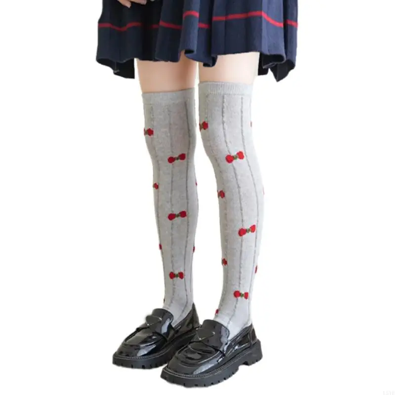 الجوارب L5YF Girls Long Boot على جوارب الركبة الجوارب القابلة للتنفس الأطفال جوارب