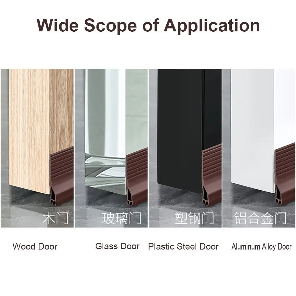 Home Bedroom Windshield Blocker Insectproof Door Draft Stopper Weather Stripping Door Bottom Sealing Strip Draught Excluder