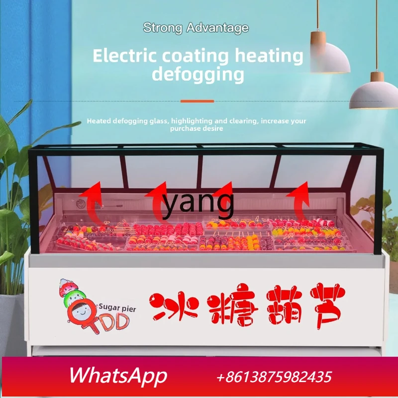 Lmm  air-cooled low temperature small string stall cabinet small refrigerated frozen fresh-keeping cabinet