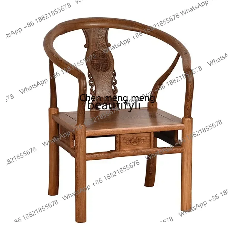 X 32 New Chinese black walnut solid wood official hat, grand master, chair, master, three-piece set