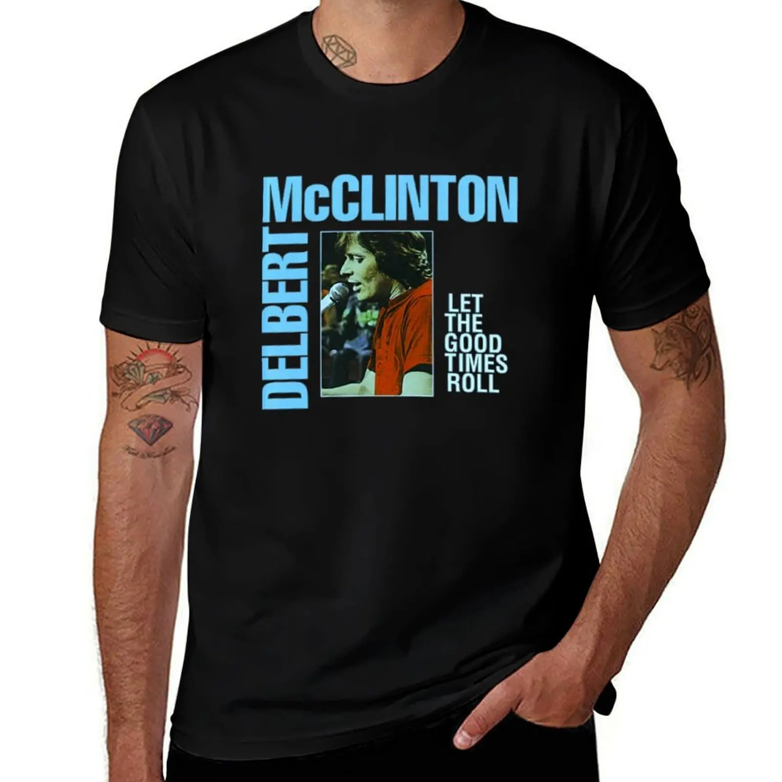 Delbert McClinton singer songwriter musician best logo album Classic T-Shirt Basic Simple Casual Short Sleeve Tee T-Shirt