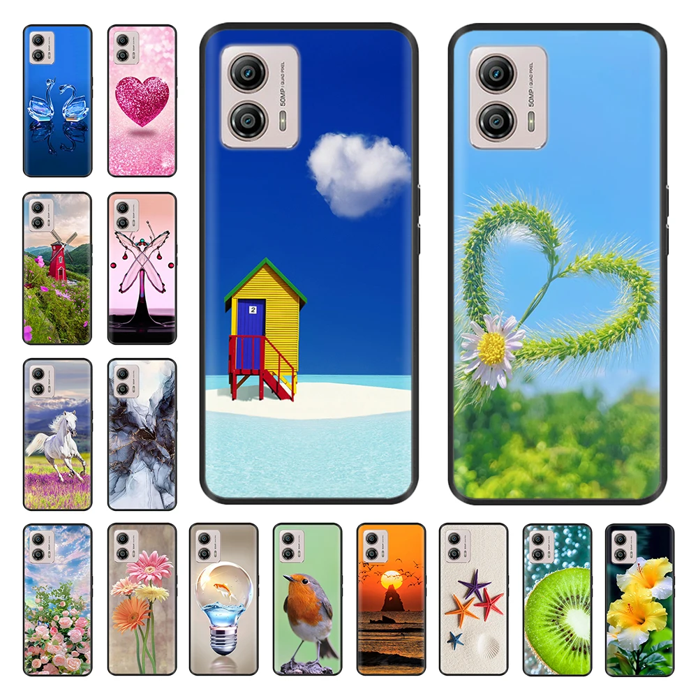 

For Motorola Moto G53 Case Fashion Soft Shockproof Cover For Moto G73 G53 Phone Cases For Moto G73 2023 Silicone Bumper Coque