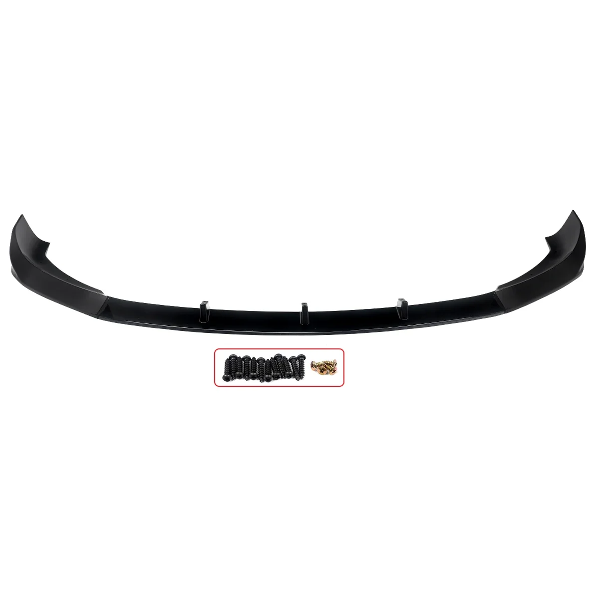 Magickit Front Bumper Splitter Spoiler Lip AC Style for BMW F48 F49 X1 M Sport SDrive18i 20i 28i 2016 2017 2018 2019 2020 2021 - view 3