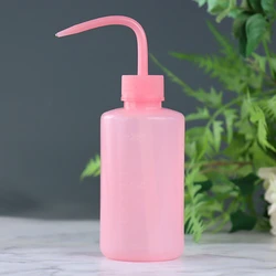 1PC Eyelash Cleaning Bottle,Elbow Cleaning Bottle Water Squeeze Dropper Plastic Squeeze Bottles Lash Bath Bottles Primer Kettle