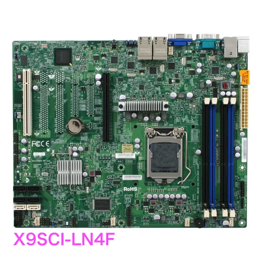 Suitable For SuperMicro X9SCI-LN4F Server Motherboard X9SCI-LN4 LGA 1155 DDR3 Mainboard 100% Tested OK Fully Work