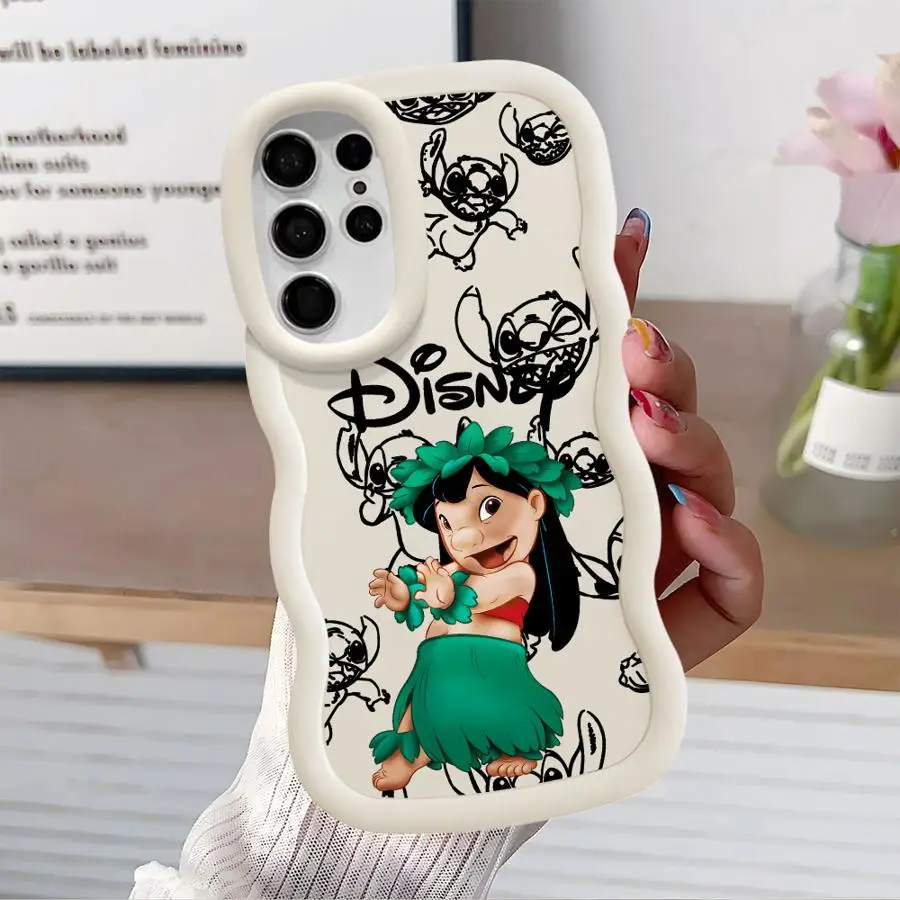 الكرتون ديزني غرزة لينة غطاء الهاتف حقيبة لهاتف سامسونج غالاكسي S20 FE S23 زائد S24 S22 الترا S25 S24 + S25 + S21