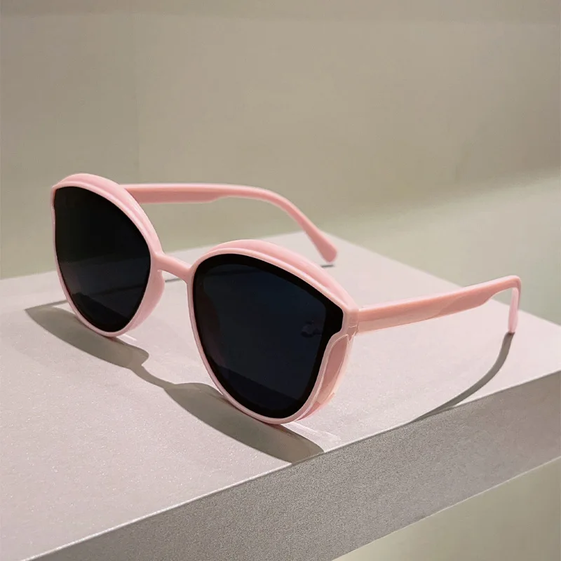 خمر النظارات الشمسية الدائرية للنساء الرجال نظارات شمسية الإناث البيضاوي العين ارتداء Oculos دي سول للذكور الإناث النظارات المستديرة
