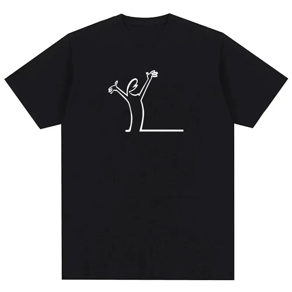 La Linea Shirt La Linea Line Ligne Short-Sleeve Unisex Printed T-shirt Tops Funny Graphic T Shirts Classics Streetwear Unisex