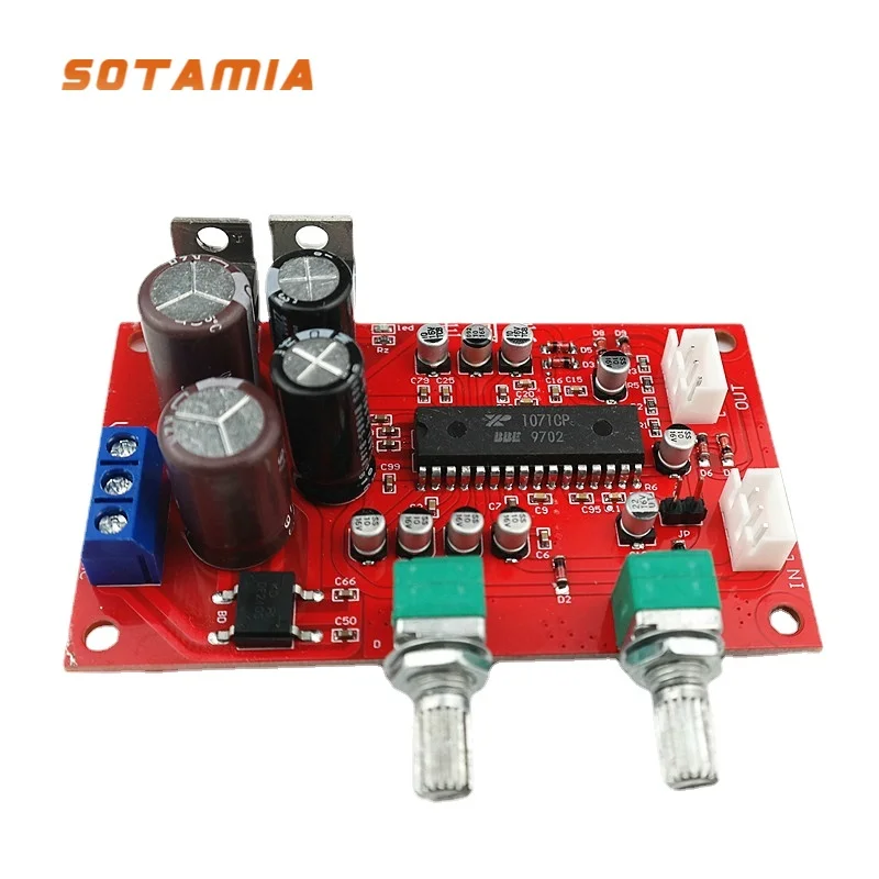 

SOTAMIA XR1071BBE Tone Preamp Board Preamplifier Audio Processing Improve Treble Bass Clarity For Power Amplifiers