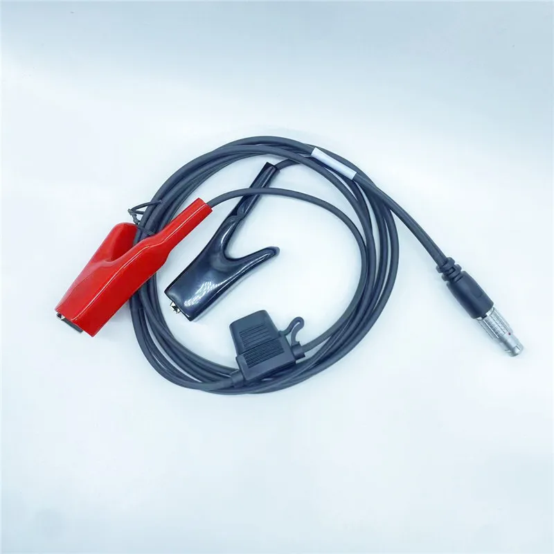 Leica GPS and Total Station external power battery cable 565856 for TS/TM30/50/60 to battery,8pins to clips