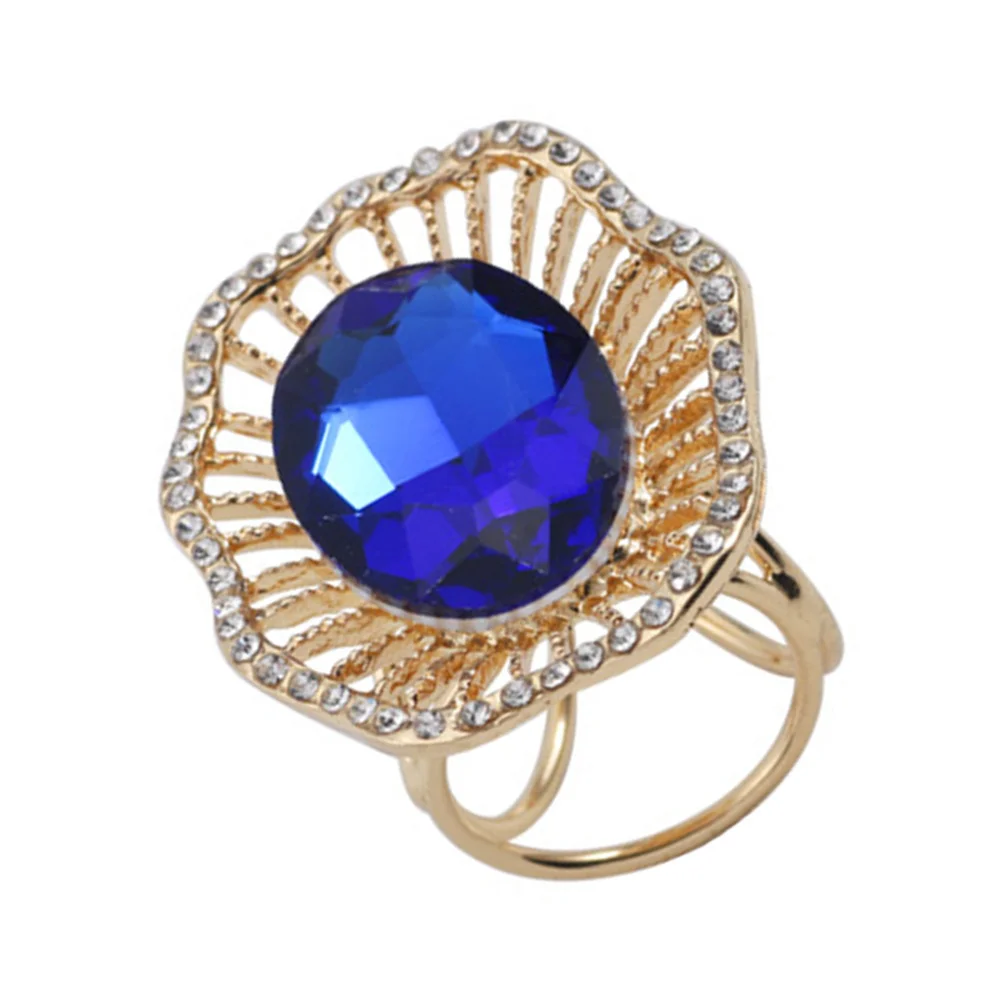 

Crystal Hollow Clasp Clasps Rhinestone Clip Scarf Clip For Women Scarf Clasp Women Fashion Clothing Accessories