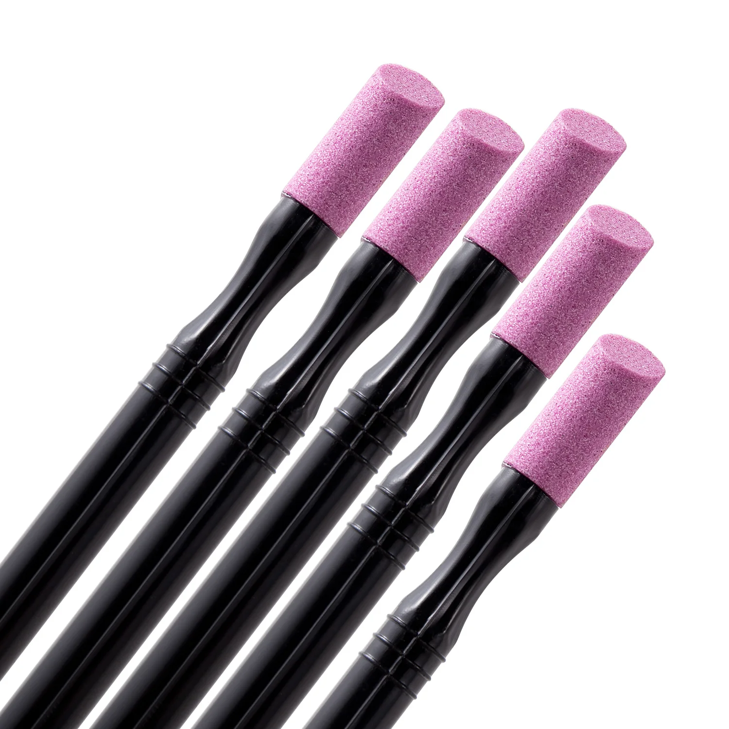 1/5PCS ปากกาควอตซ์เล็บ Cuticle Pushers เล็บเล็บไฟล์เล็บบดปากกา Dead Skin Remover สําหรับเล็บธรรมชาติ