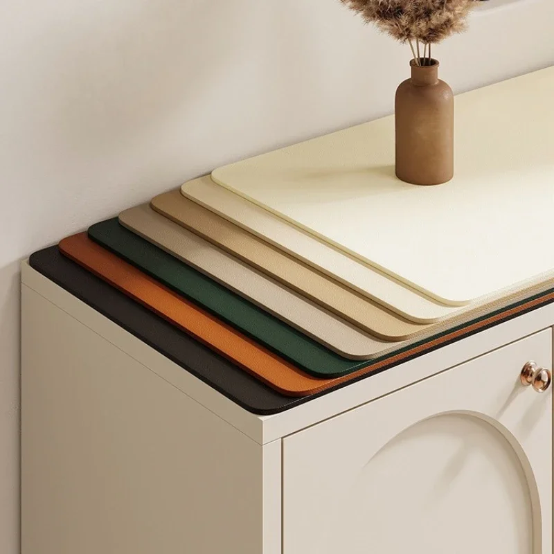 Shoe Cupboard Cover Pad Simple Solid Color Table Mat Anti Slip Wear-resistant and Durable Suitable for Multiple Household Uses