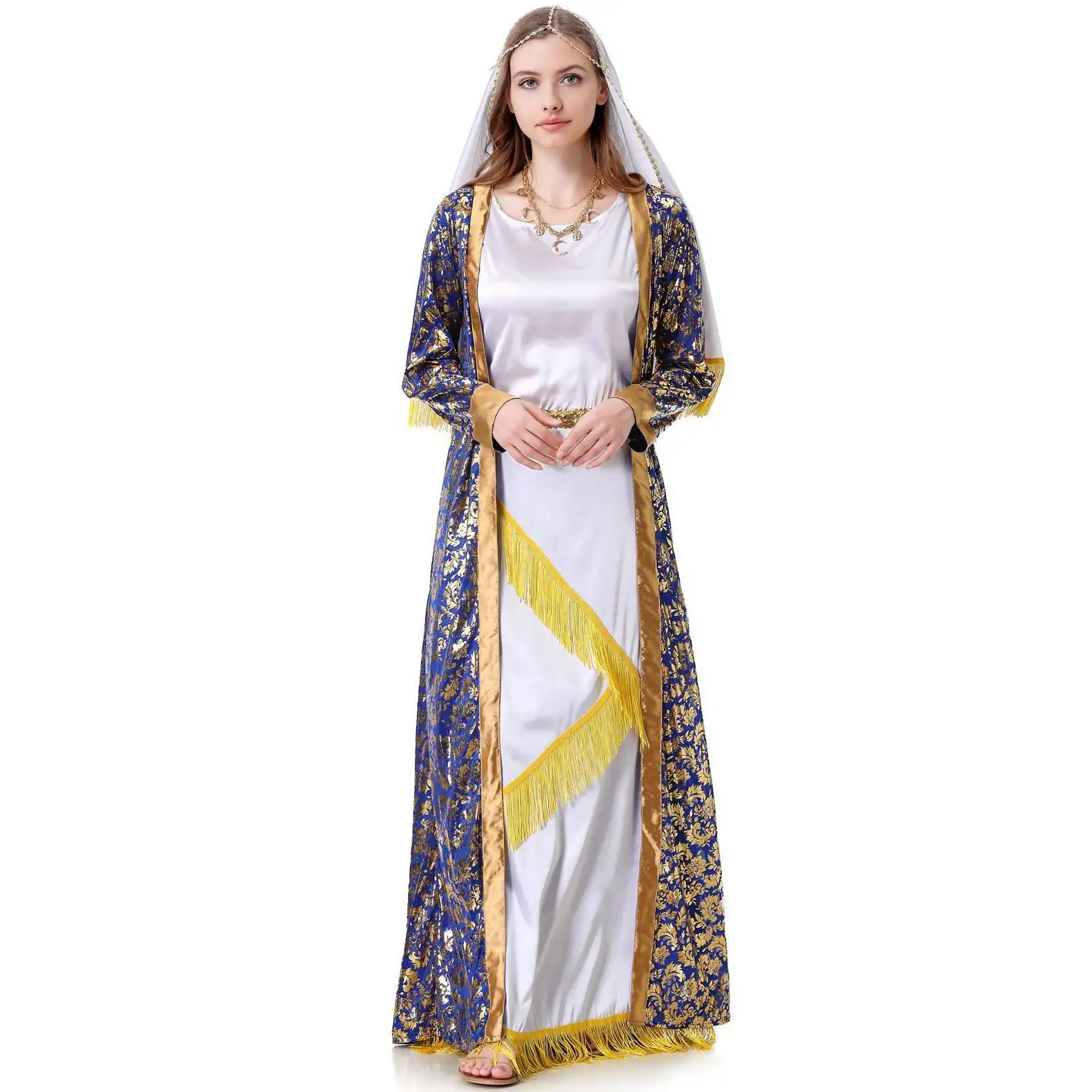 Halloween Godd Dubai S Queen Lange Robe Mittelalterliches Spielkostüm Bühnenaufführung Traditionelle chinesische ethnische Frauen...