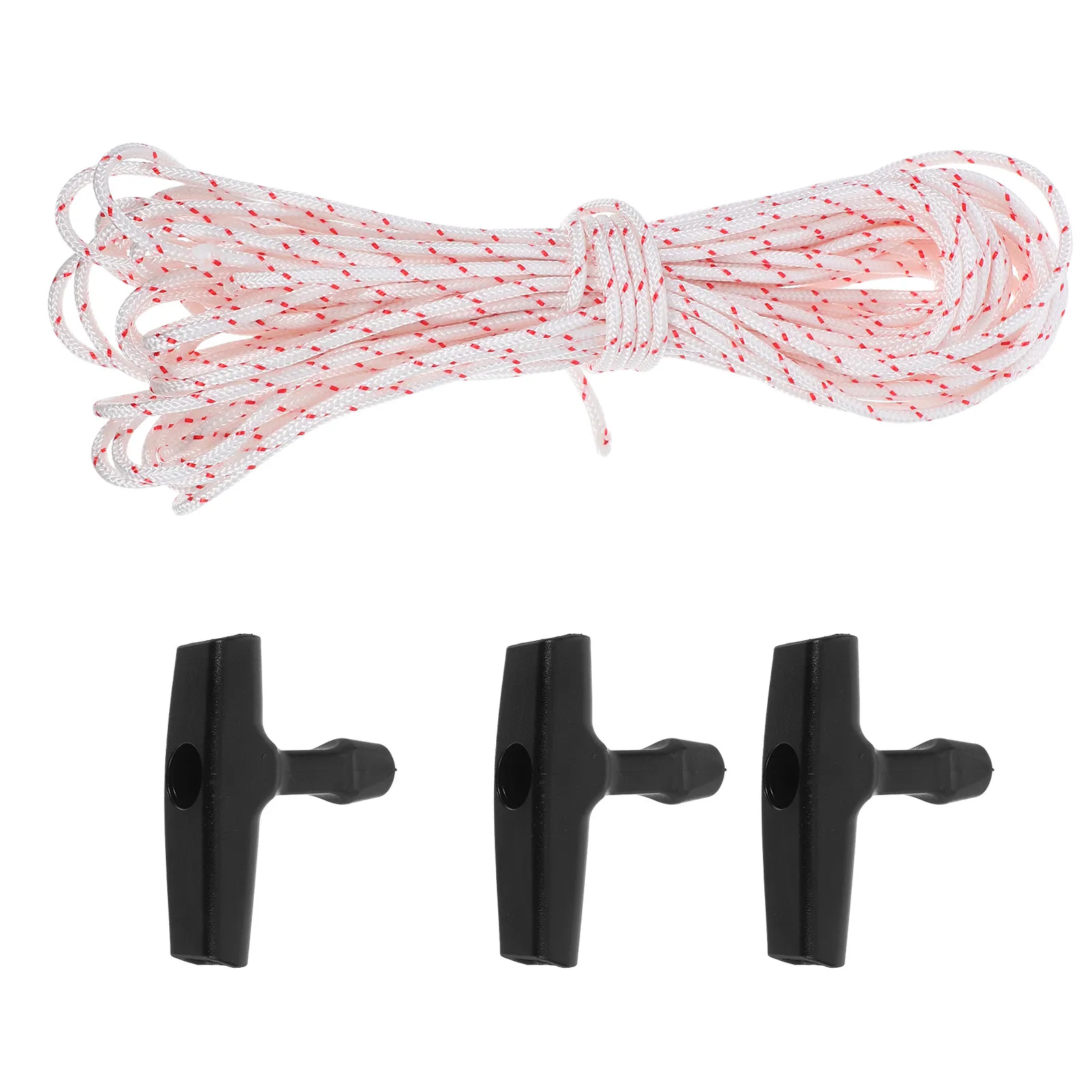 

1Set Garage Emergency Release Pull Cord Plastic Handle Rope Kit Easy Installation Attic Ladder Emergency Pull Down Rope Grip