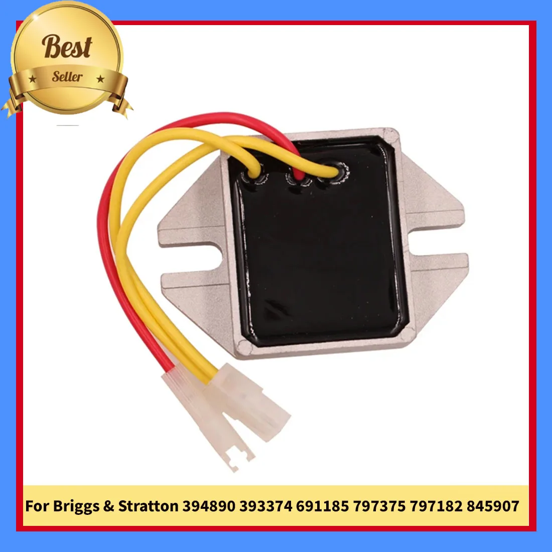 3-Pin 3-Draht Spannungsregler Gleichrichter Passend für Briggs & Stratton 394890 393374 691185 797375 797182 845907 – Detail 1