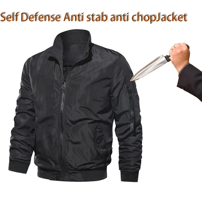 Chaleco anticorrosivo-autodifesa giacca a prova di pugnalata tagliata Tactico Militar Knife Proof Cuello anticorrosione abbigliamento flessibile