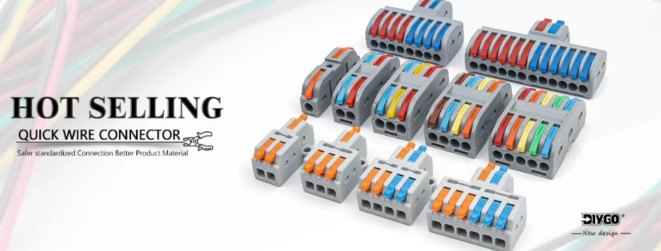 5PCS Schnelle Draht Stecker Push-in Elektrische Terminal Block Universal Spleißen Verdrahtung Kabel Anschlüsse Für Kabel Verbindung SPL ﻿ – Detail 1