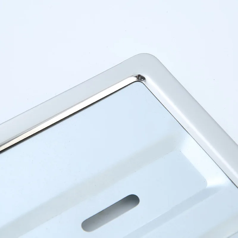 

1PC Motorcycle License Plate Frame Standard Thailand Design Stainless Steel Number Plate Holder Resistant to Discoloration