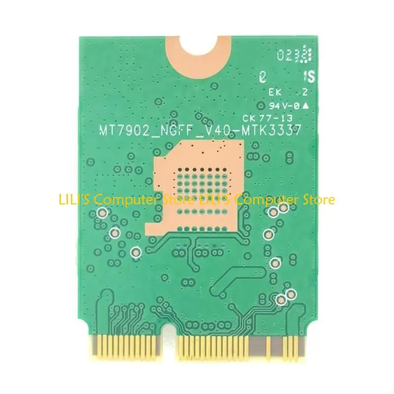 A52B MT7902 WIFI6E بطاقة الشبكة اللاسلكية M.2 متداخلة لأجهزة الكمبيوتر المحمولة والكمبيوتر #3