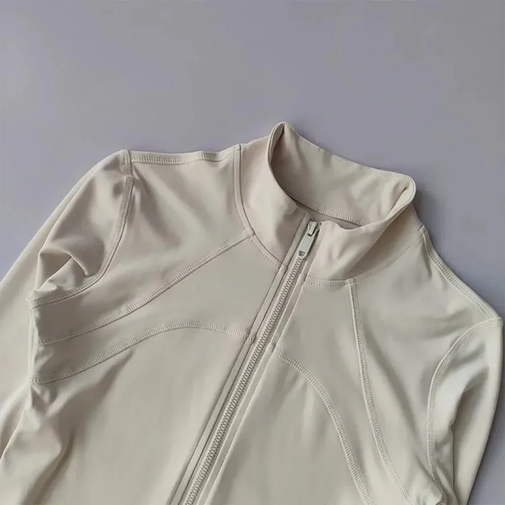 Women\'s Sports Jackets Quick-drying Long Sleeve Sports Jacket Running Training Coat Fitness Top Gym Jacket Workout Sweatshirt