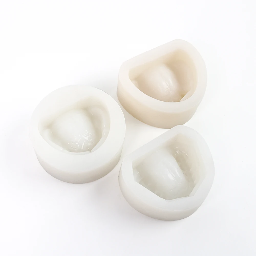 

1 пара гибких силиконовых стоматологических стандартных штукатурных моделей, форма для съедобной челюсти, полный резонаторный блок с зубцами или без зубов