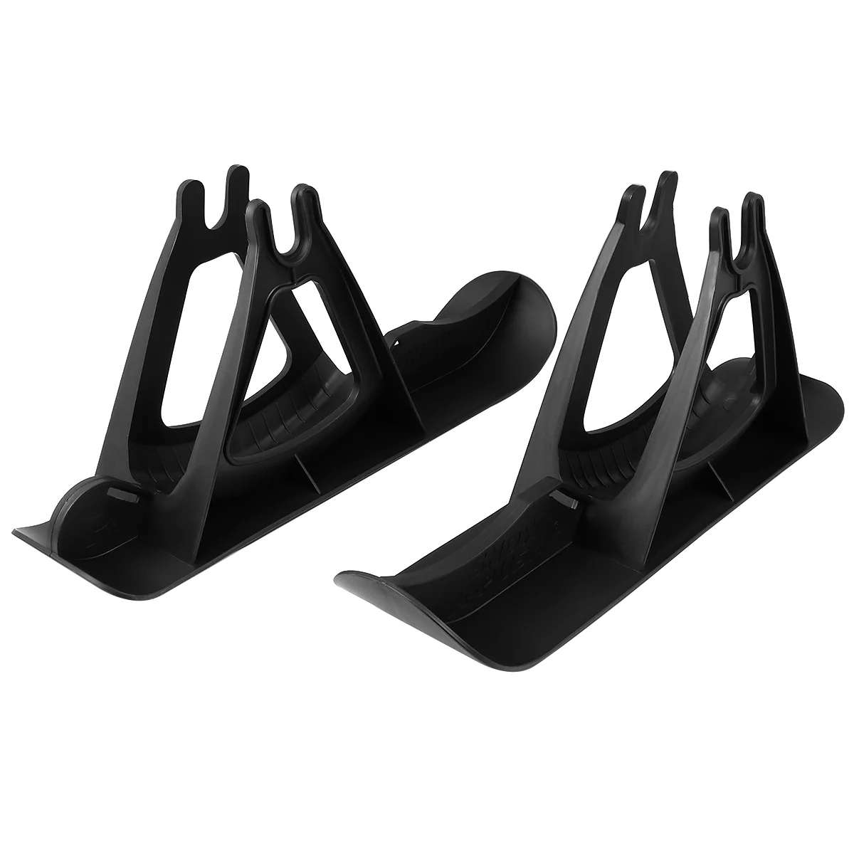 Outdoor Sleigh Ski Board Baby Sled Snow Scooter Black Plastic Winter Accessories
